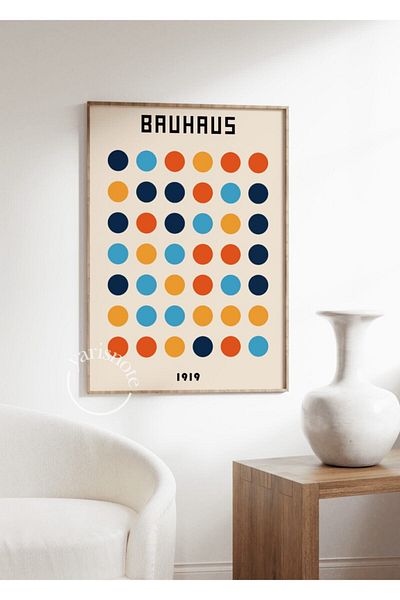 Yaris Note Σχεδιασμός αφίσας χωρίς πλαίσιο Bauhaus