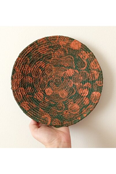 Toprak Design Bohem Hasır Duvar Tabağı, Afrikan Duvar Tabağı, Hasır Tabak