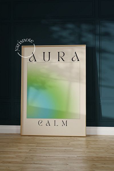 Yaris Note Aura Calm - Άνετη αφίσα χωρίς πλαίσιο