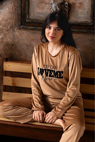 Sude K803-121 Kadife Kadın Pijama Takımı