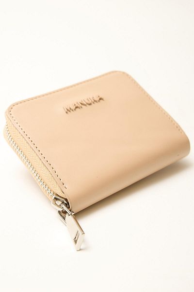 Manuka LOGO MINI WALLET MILKY COFFEE