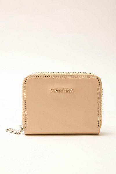 Manuka LOGO MINI WALLET MILKY COFFEE