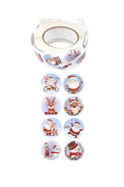 Lora Wedding 2.5cm 400 Pieces of Gift Package Stickers with 8 Different Figur...