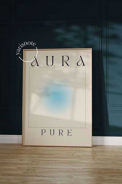 Yaris Note Αφίσα Aura Pure - Σχεδιασμός χωρίς πλαίσιο