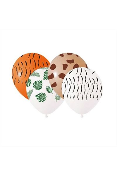Big Party Circumference Safari Themed 18'inch Balloon Set of 4