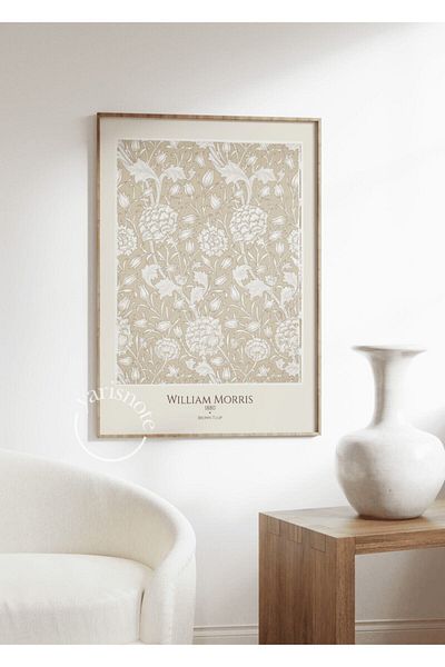Yaris Note Σχέδιο αφίσας χωρίς πλαίσιο William Morris