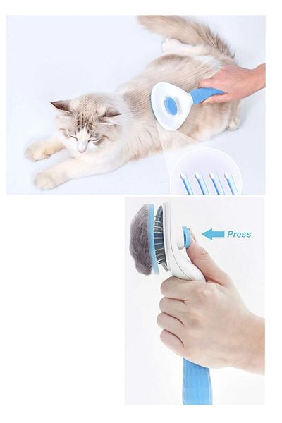 Royalist Deluxe Cat Comb - Cat Ball with Press and Rattle, 1 Piece
