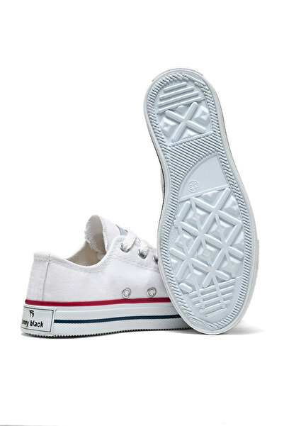 Tonny Black Dětské unisex bílé pohodlné tenisky Calip