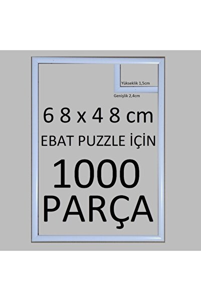 Genel Markalar Sar Plus Balıksırtı Puzzle Çerçevesi 1000 Parça Için Ebat 68cm...