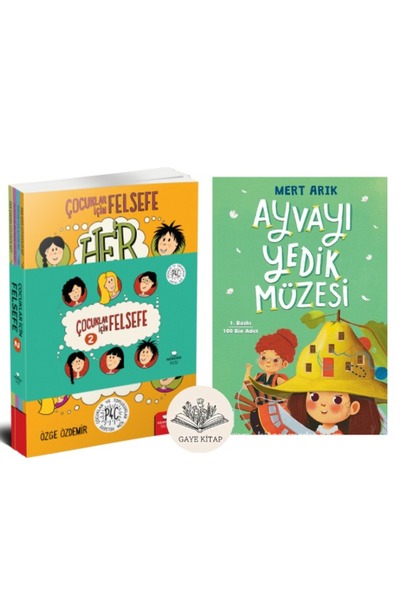 Redhouse Kidz Yayınları Çocuklar İçin Felsefe Seti ( 4 Kitap ) ve Ayvayı Yedi...