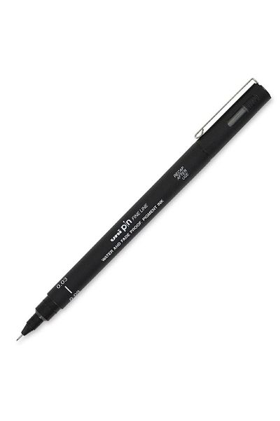 Uni Pin 0.03 Fine Line Acrylic Tipped Technical Drawing Pen Black