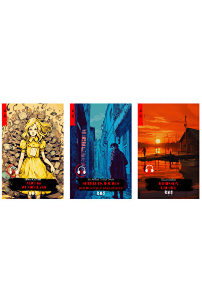 TGR PUBLICATIONS Almanca Hikaye Seti 3'lü (A1-A2) - QR Kod İle Dinlemeli Alış...