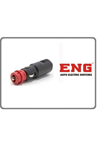 POLATLI OTO AKSESUAR Eng Priză pentru brichetă Mufă Roșu Cap 12V - 24V