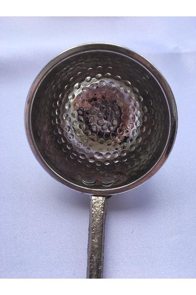 TADACAKSIN Copper Hand Forged Ayran Spoon Ladle