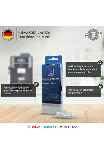 Bosch Kahve Makineleri için Uyumlu Temizleme Tabletleri