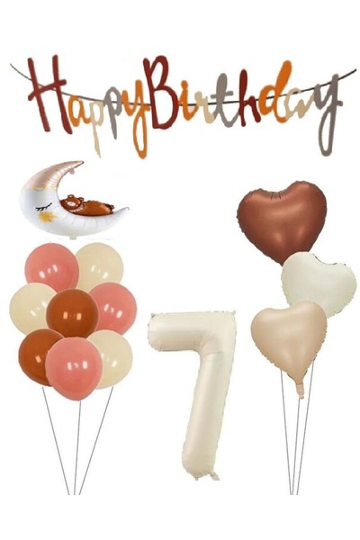 DÜVENCİ TİCARET SET BALON DE CULOARE RAINBOOW RETRO