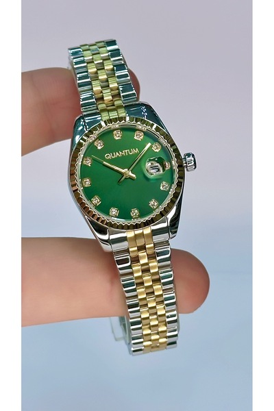 Quantum Retro Rolex Modeli Kadın Kol Saati 5 ATM Orijinal 2 Yıl Garantili