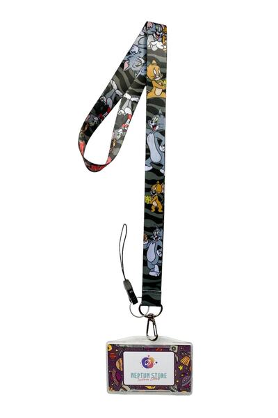 neptünstore pisică și Mouse Black Badge, curea de transport pentru carduri, c...