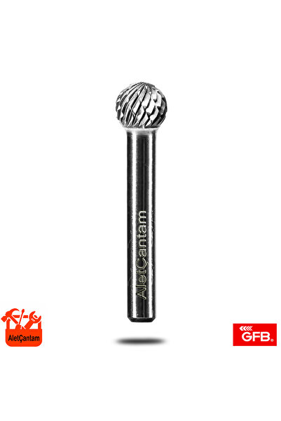 GFB Karbür Freze Matkap Ucu Kalıpçı Taşlama Eğe Zımpara 10mm (KÜRE TİP)