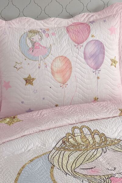 ŞENER HOME Örtüm Ayperi Tek Kişilik Kapitone Yatak Örtüsü