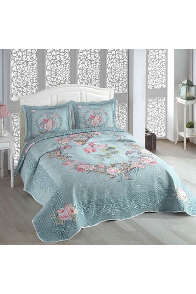 ŞENER HOME Cuvertură de pat dublă matlasată Alice