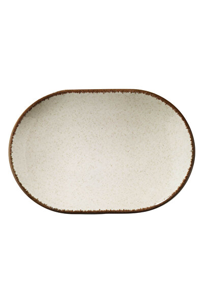 Kütahya Porselen KÜTAHYA PORSELEN COLORX 28 CM.KAYIK TABAK PEARL TARCIN