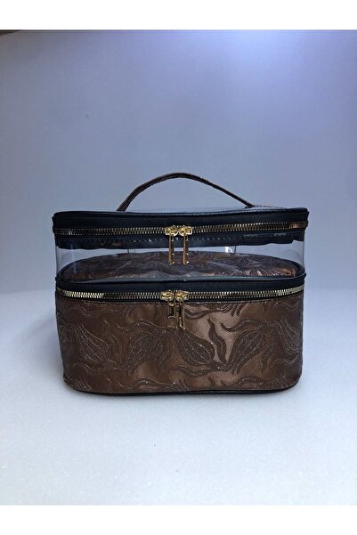 Mondalep MAYKİS Şeffaf Katlı Makyaj Çantası