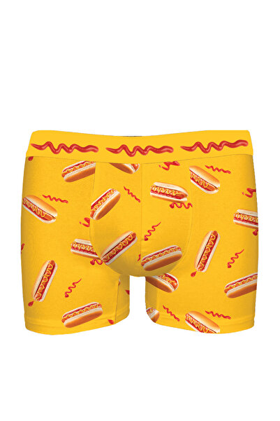 John Frank Renkli Desenli Dijital Baskılı Erkek Modal Boxer