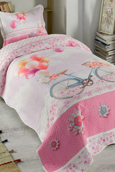 ŞENER HOME Örtüm Hayal Tek Kişilik Kapitone Yatak Örtüsü