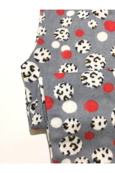Altınay Χειμερινό Fleece Πυτζάμες πουά χωρίς τσέπες