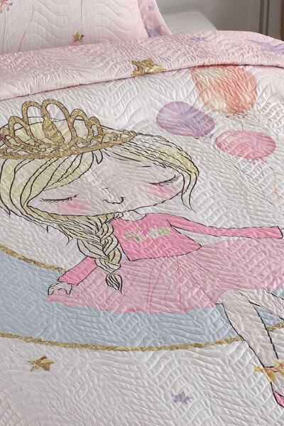 ŞENER HOME Örtüm Ayperi Tek Kişilik Kapitone Yatak Örtüsü