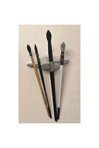 Biçim Vadisi - Resim Fırçası Standı - Fırça Tutucu Suluboya Fırça Desteği Dağ...