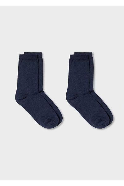 MANGO Kids Dark Blue Socks for Kids