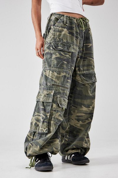 september island Camouflage Extreme Multi-Pocket Cargo Pants