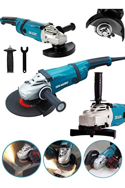 Dragro 4200 Watt Bakır Sargı Büyük Taşlama Kesme Makinası Demir Kesme 230 Mm