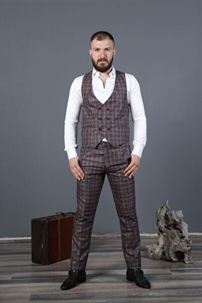 TUĞRA CENTER Tuğra 3441 Desenli Erkek Takım Elbise