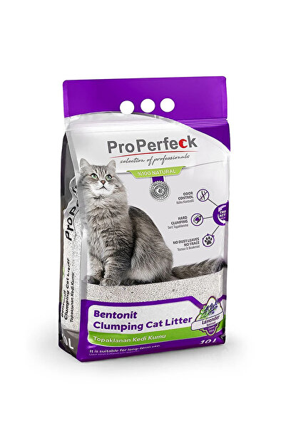pro perfeck Lavanta Kokulu Bentonit Kedi Kumu 10 Lt