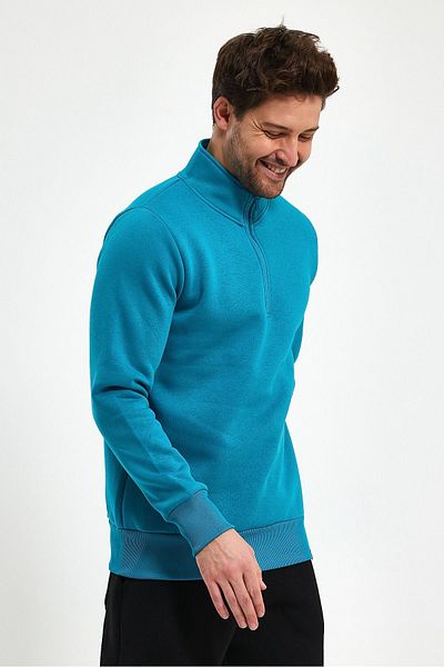 KUN SPORTSWEAR ΓΕΝΝΗΜΕΝΟ ΚΟΛΑΡΙΟ ΜΕ ΜΙΖΟ ΦΕΡΜΟΥΑΡ SWEAT FIT [DARKESİM] CUT 3 ΚΡΙΘΩΝ ΧΤΕΝΙΣΜΕΝΟ ΠΑΝΤΕΛΟΝΙ ΠΑΝΤΕΛΟΝΙ