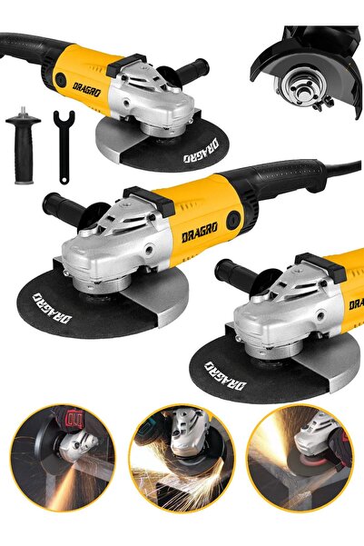 Dragro 4200 Watt Bakır Sargı Büyük Taşlama Kesme Makinası Demir Kesme 230 Mm