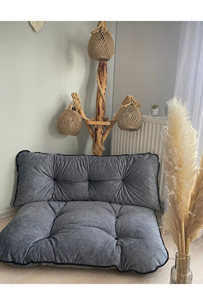 Genel Markalar Kalorifer Önü Palet Üstü Yer Minderi Balkon Minderi 2 'li Prem...