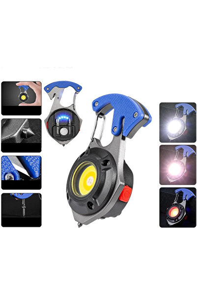 nelerbulurum ŞARJLI ELEKTRONİK ÇAKMAK BIÇAK DÜDÜK 500 LÜMEN IŞIK IŞIK FONSİYONLARI OLAN EL FENERİ