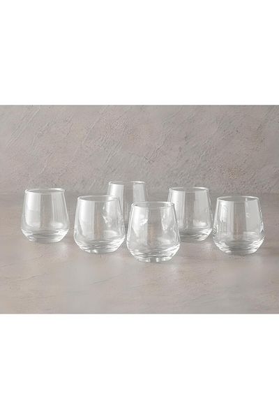English Home PAUL GLASS 6-PIECE GLASS 95 ML TRANSPARENT