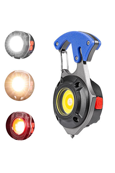 nelerbulurum ŞARJLI ELEKTRONİK ÇAKMAK BIÇAK DÜDÜK 500 LÜMEN IŞIK IŞIK FONSİYONLARI OLAN EL FENERİ