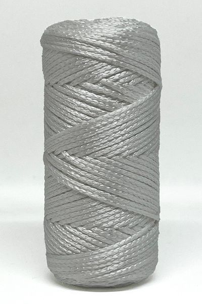 Bolanzoo Polyester Macrame Thread 2 Pieces 100gr White 3mm Knitting Thread