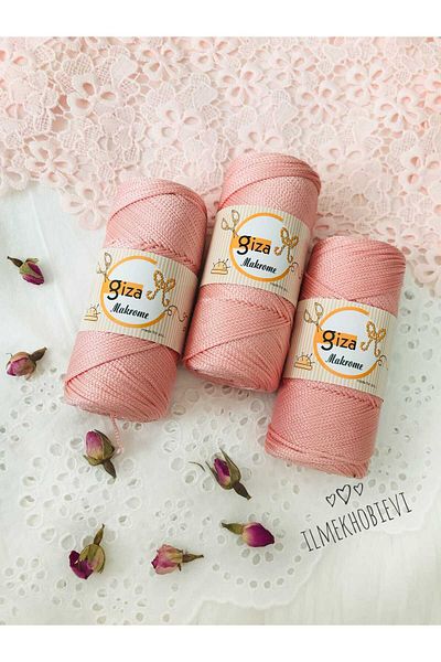 ilmekhobievi Giza Soft Polyester Macrame Thread 2mm 100gr (150MT) (1 PC)