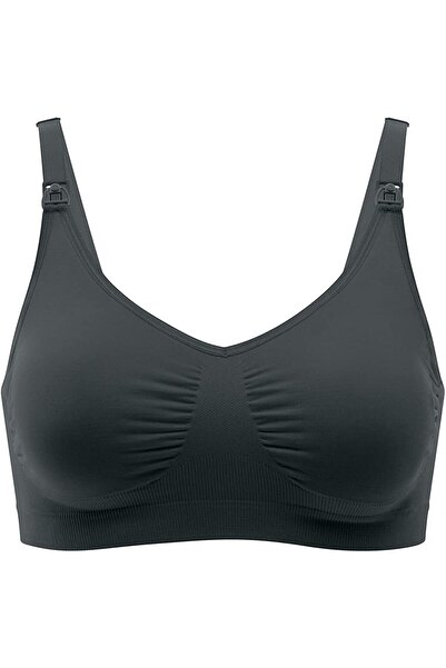 Relaxfit Seamless Toparlayıcı Tek Katlı Minimizer Siyah Emzirme Sütyeni