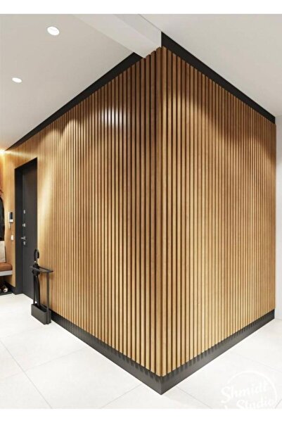 Şahan Art Deco Ahşap Duvar Paneli / Pvc / Teak / 1. Kalite Mdf
