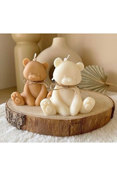 LARA küçük dükkan atolyesi Büyük ayıcık Kokulu Mum