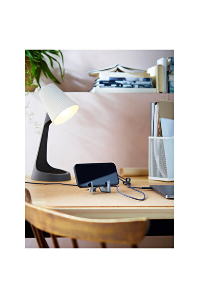 IKEA Μίνι βάση τηλεφώνου Ύψος 4 εκ. Επιτραπέζια βάση Ikea Πλαστικό γκρι μπρελόκ