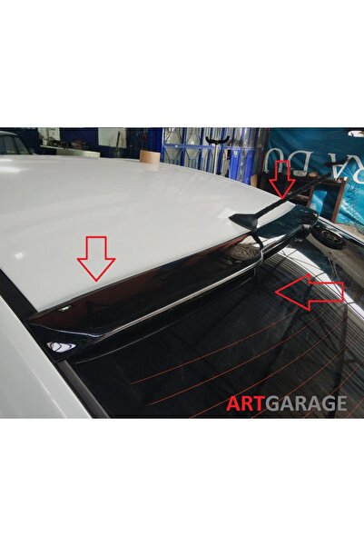 Bodykitartgarage Accent Blue Yarasa Camüstü Spoiler-fiberglass-boyasız